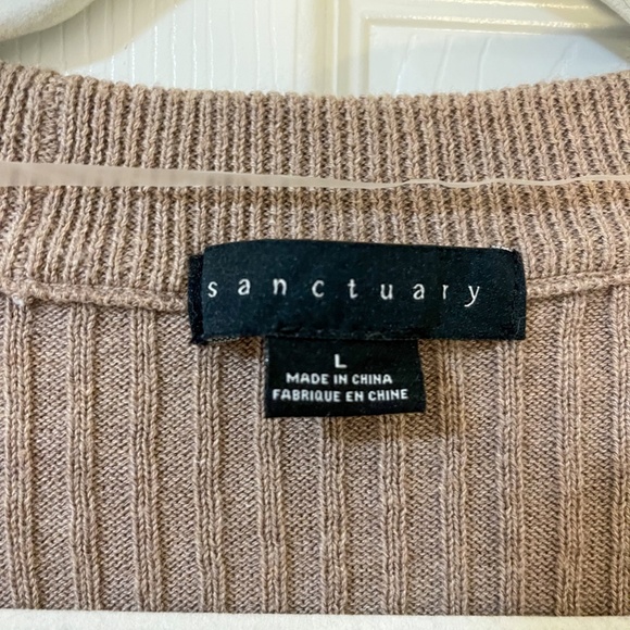 Sanctuary Ribbed Cardi - Heather Truffle - Picture 4 of 5